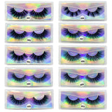 Lashes 10/200Pairs Faux Mink Lashes Thick Dramatic Wholesale Handmade False Eyelashes Fluffy Messy 3D Wholesale Eyelashes Makeup